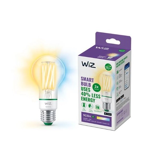 Philips WiZ tunable 8720169076037 LED intelligens izzó | 4,3W E27 | 903lm