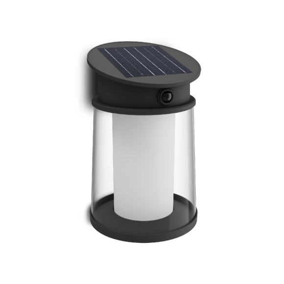 Philips 8720169361942 LED napelemes kültéri fali lámpa Juda  | 3,2W integrált LED forrás | 500lm | 2700K