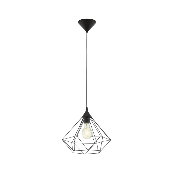 Eglo VINTAGE 94188 Függőlámpa TARBES fekete E27 1x60W