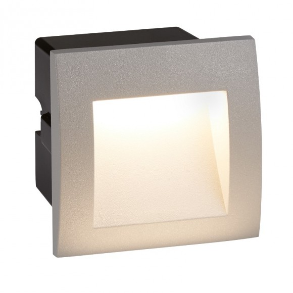 Searchlight 0661GY LED kültéri süllyeszthető orientációs ​lámpa Ankle 1x1W | 35lm | 4000K | IP65 - alumínium, szürke