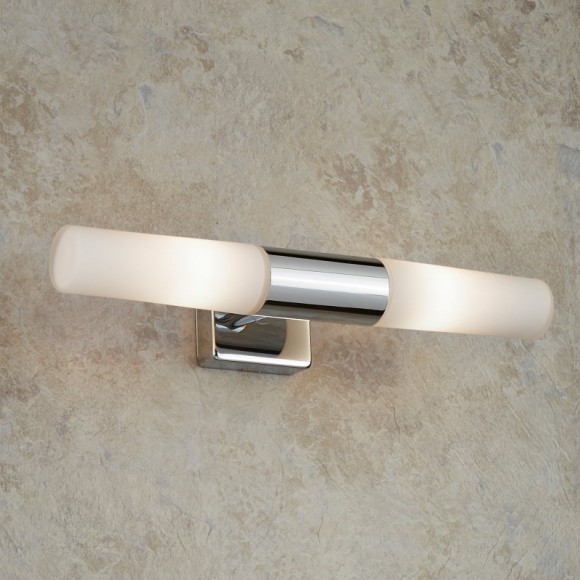 Searchlight 1609CC LED fürdőszobai lámpa a tükör fölé Bathroom 2x3W | G9 | 560lm | 3000K | IP44 - króm, fehér