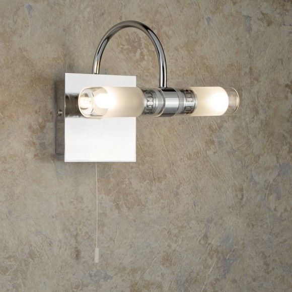 Searchlight 2555CC LED fürdőszobai fali lámpa Bathroom 2x2,5W | G9 | 400lm | 3000K | IP44 - króm
