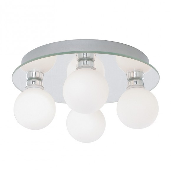 Searchlight 433741 LED fürdőszobai mennyezetre szerelhető lámpa Bathroom 4x2,5W | G9 | 800lm | 3000K | IP44 3000K | IP44 - opál, üveg