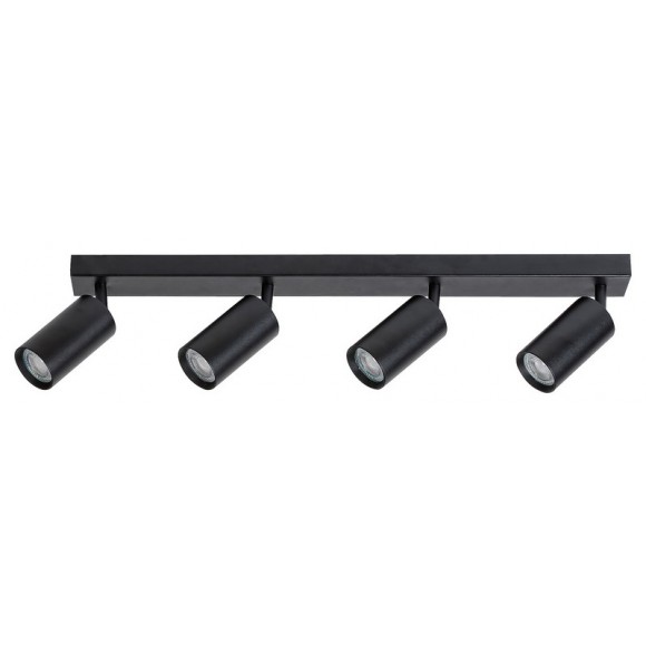Rabalux 2086 mennyezetre szerelhető spotlámpa Solo 4x25W | GU10 - fekete