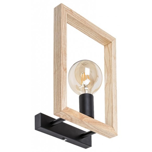 Rabalux 2289 fali lámpa Indigo 1x40W | E27 - fa, fekete
