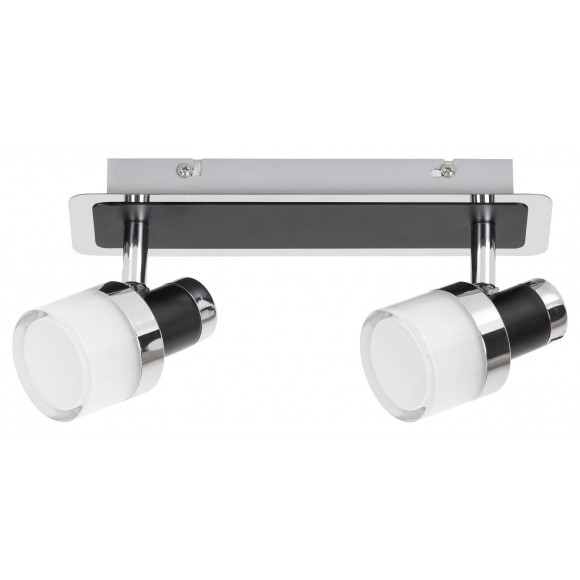 Rabalux 5022 LED fürdőszobai fali spotlámpa Harold 1x10W | 800lm | 4000K | IP44 - króm fekete elemekkel
