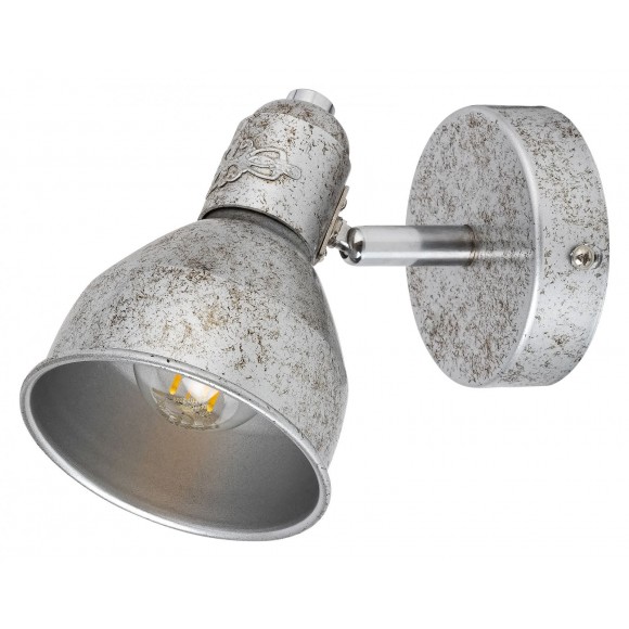 Rabalux 5386 fali lámpa Thelma 1x40W | E14 | IP20 - antik ezüst