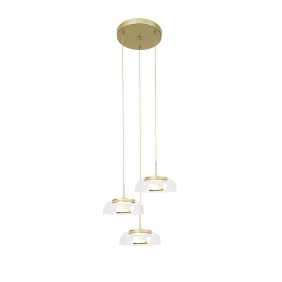 Rabalux 5393 LED függő lámpa Lorell 1x24W | 2000 lm | 3000K | IP20 - arany