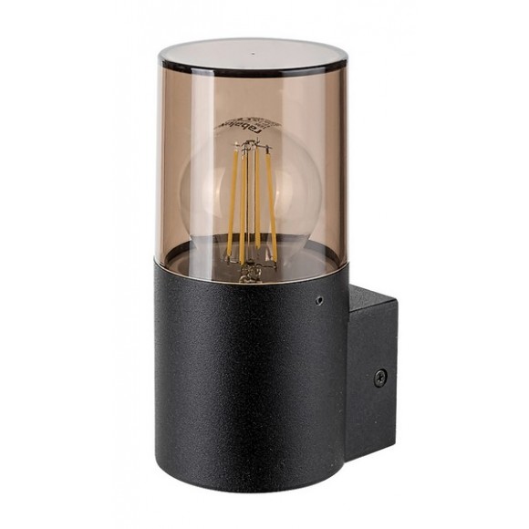 Rabalux 7158 kültéri fali lámpa Teplice 1x12W | E27 | IP44 - fekete