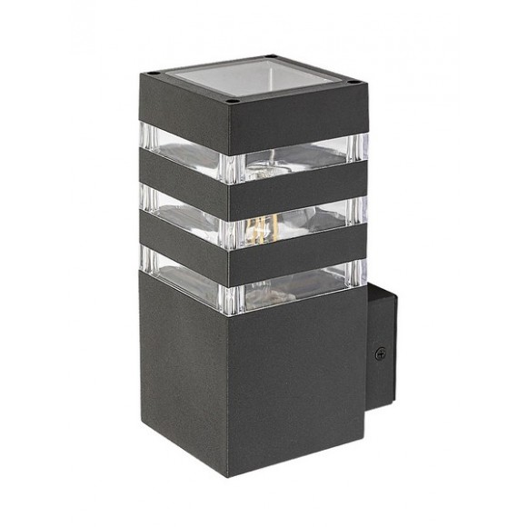 Rabalux 7379 kültéri fali lámpa Kolta 1x12W | E27 | | IP44 - antracit