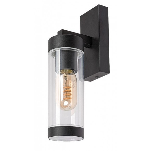 Rabalux 7386 kültéri fali lámpa Kolta 1x12W | E27 | | IP44 - fekete