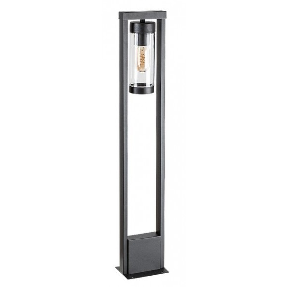 Rabalux 7387 kerti oszloplámpa Kolta 1x12W | E27 | IP44 - fekete