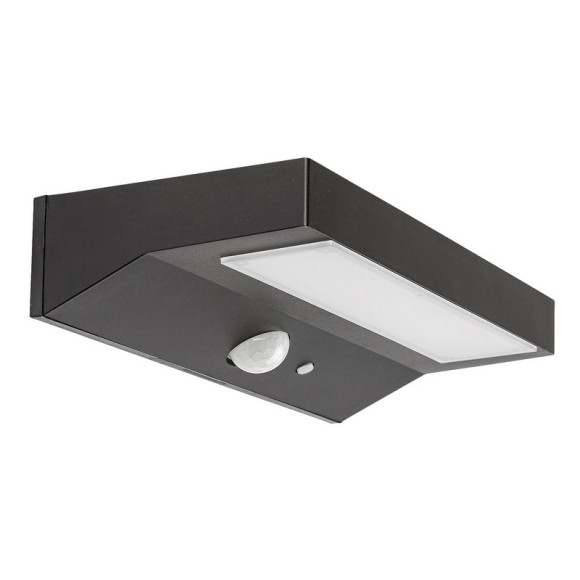 Rabalux 98077023 LED napelemes kültéri fali lámpa Korana | 6W integrált LED forrás | 450lm | 4000K