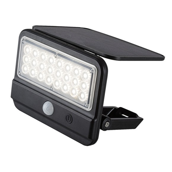 Rabalux 98077040 LED napelemes kültéri fali lámpa Flaxton  | 7W integrált LED forrás | 700lm | 4000K