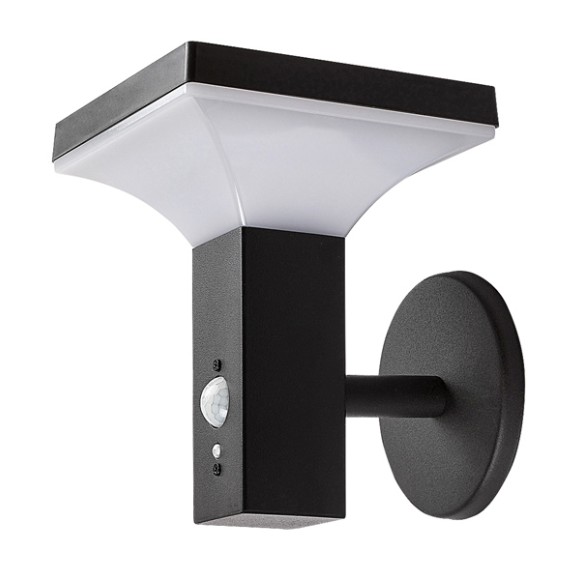Rabalux 98077044 LED napelemes kültéri fali lámpa Geleen  | 4W integrált LED forrás | 400lm | 3000K
