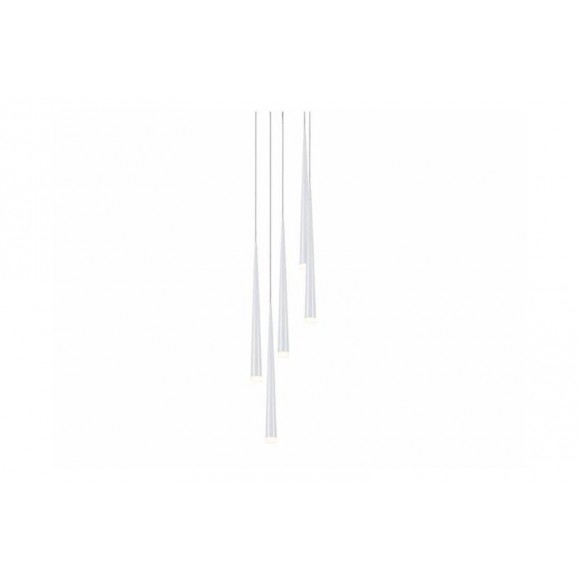 Azzardo AZ0208 mennyezeti függőlámpa Stylo 5 5x40W | G9 | IP20 - fehér