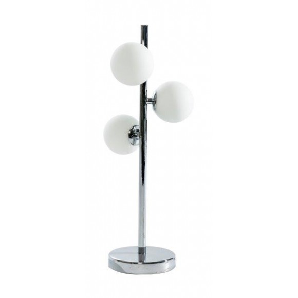 Azzardo AZ2103 asztali lámpa Sybilla 3 3x25W | G9 | IP20 - fehér, króm