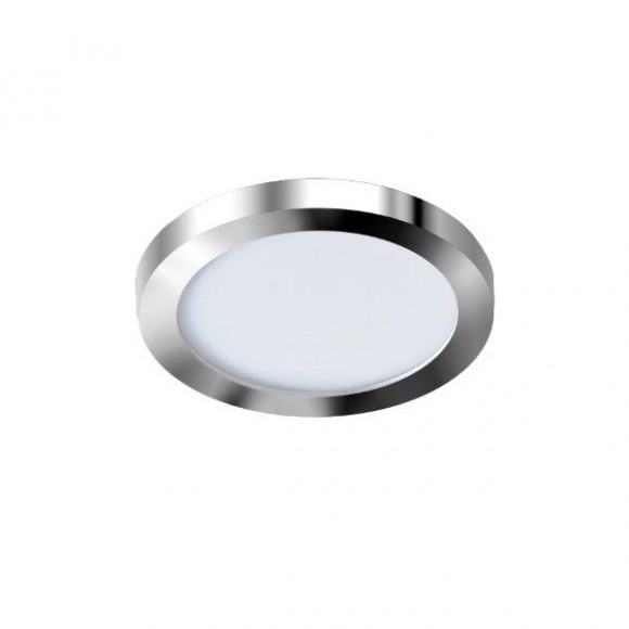Azzardo AZ2861 LED süllyesztett mennyezeti lámpa Slim 9 Round 1x6W | 500lm | 3000K | IP44 - króm