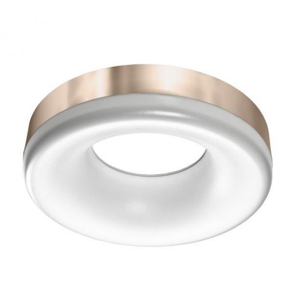 Azzardo AZ2946 LED mennyezeti lámpa Ring 1x18W | 1530lm | 3000K | IP20 - rozsdamentes acél