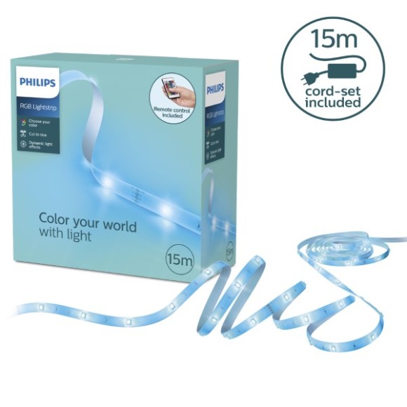 Philips 8720169322530 LED LED szalag LIGHTSTRIPS  integrált LED forrás | rgb - színes | fehér
