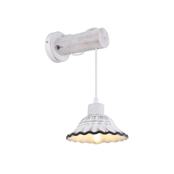Globo 54050W fali lámpa Jowita 1x40W | E27 - fekete, fehér