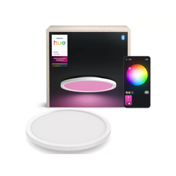 Philips Hue  8721103044594 mennyezetre szerelhető lámpa Surimu  | 60W integrált LED forrás | 2850lm | 2000-6500K | rgb - színes | fényerőszabályzó | fehér