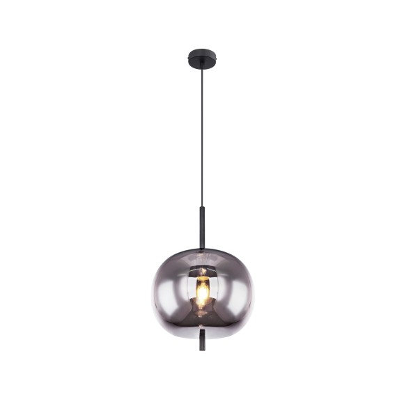 Globo 15345S mennyezeti függőlámpa Blacky 1x40W | E27 - fekete, füstüveg