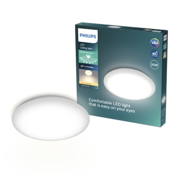 Philips 8721103069054 LED mennyezetre szerelhető lámpa CL200 | 20W integrált LED forrás | 2000lm | 2700K | fehér