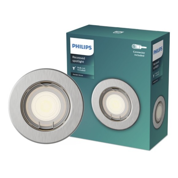 Philips 8720169392762 süllyeszthető lámpakeret Peridot GU10 | króm