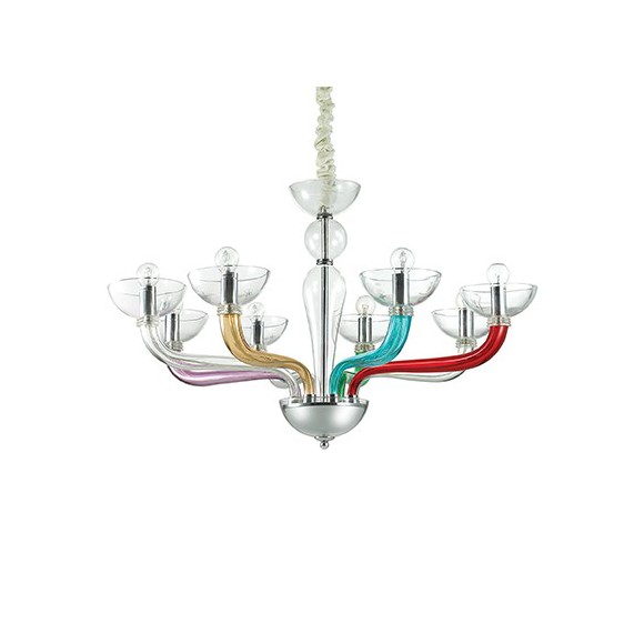 Ideal Lux 104799 mennyezeti függőlámpa Casanova 12x40W|E14