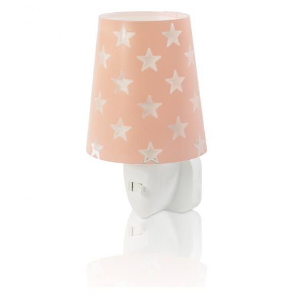 Dalber 81215S LED gyermek éjjeli kislámpa Stars Pink 1x0,3W - rózsaszín