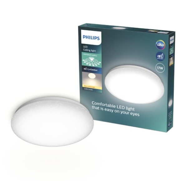 Philips 8721103069016 LED mennyezetre szerelhető lámpa CL200 | 17W integrált LED forrás | 1700lm | 2700K | fehér