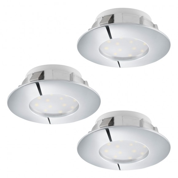 Eglo 95822 PINEDA IP44 / IP20 Süllyesztett lámpa LED 3X6W = 3x500lm 3000K
