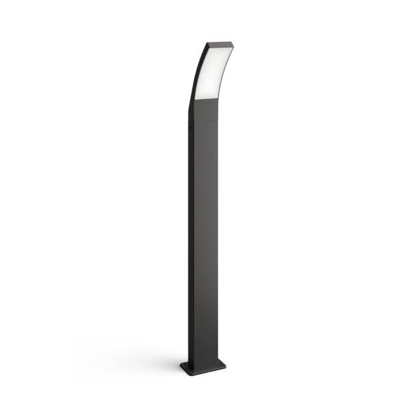 Philips 8721103110039 LED kültéri oszloplámpa Splay | 4W integrált LED forrás | 800lm | 2700K | antracit