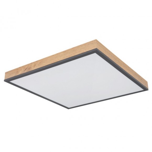 Globo 416080WD2 LED mennyezeti lámpa Doro 1x24W | 1500lm | 3000K - barna, fekete, opál