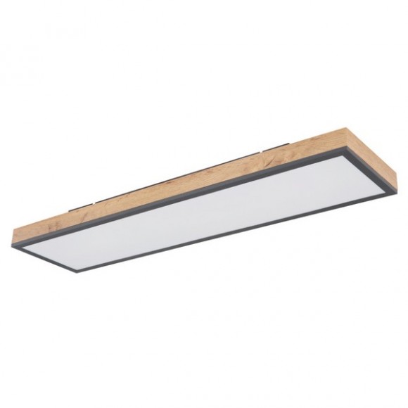 Globo 416080WD4 LED mennyezeti lámpa Doro 1x24W | 1500lm | 3000K - barna, fekete, opál