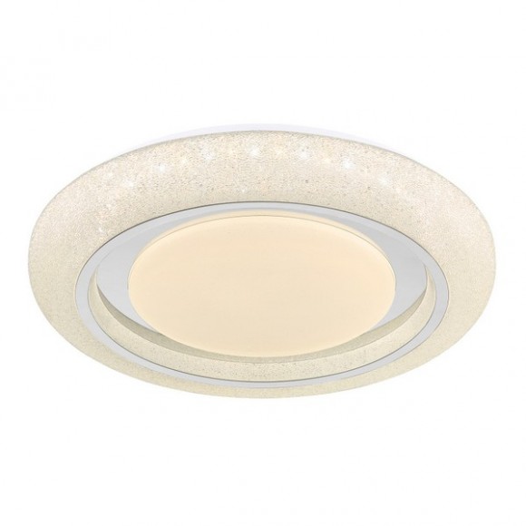 Globo 483111-40 LED mennyezeti lámpa Rada 1x40W | 2900lm | 2700-4200-6000K - csillogó hatás, memória funkció, opál, fehér