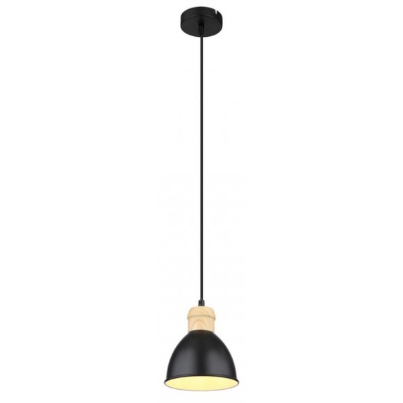 Globo 54018HS mennyezeti függőlámpa Wiho 1x40W | E27 - fekete