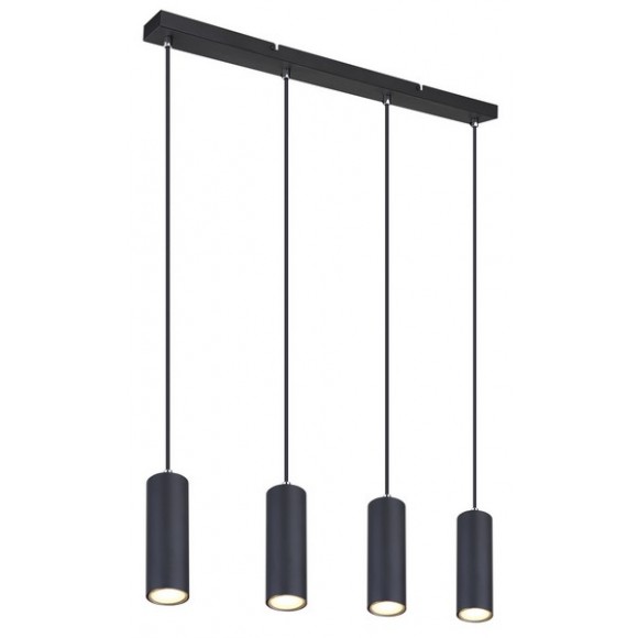 Globo 57911-4HB függőlámpa Robby 4x35W | GU10 - fekete