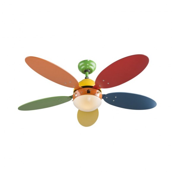 Globo 03180 ventilátoros mennyezeti lámpa Wade 1x60W | E14 - húzókapcsolóval /lánccal/