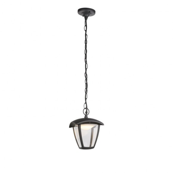 Globo 31829 LED kültéri függőlámpa Delio 1x7W | 360 lm | 3000K | IP44 - fekete