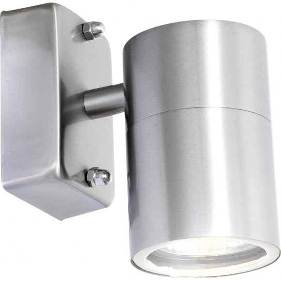 Globo 3201L kültéri fali lámpa Style 1x5W | GU10 LED | 210lm | 3000K | IP44 - izzóval együtt, rozsdamentes acél