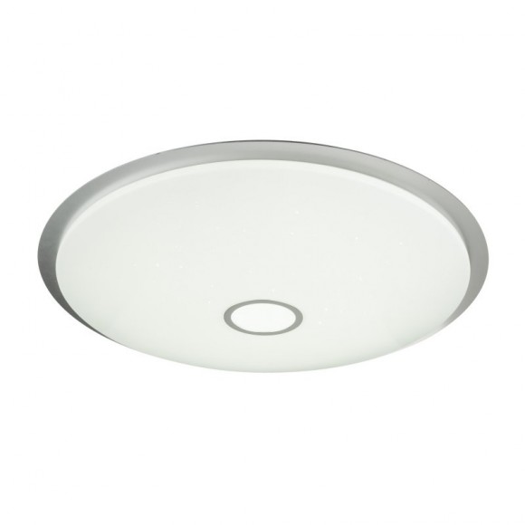 Globo 48379-80 LED mennyezeti lámpa Rudi 1x80W | 500-5200lm | 3000K-6000K | RGB - távirányító, színek rögzítése, szabályozható, éjszakai megvilágítás, időzítő, memória funkció, opál, fehér