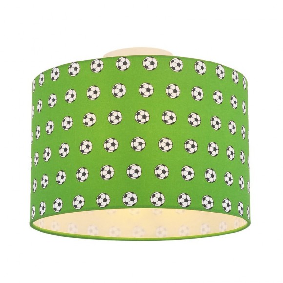 Globo 54009D gyermek mennyezeti függőlámpa Lemmi 1x60W | E27 - zöld, futball