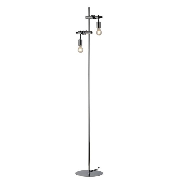 Luce Ambiente Design I-ADMIRAL-PT2 állólámpa ADMIRAL | 2×60W E27 | kapcsolóval | króm