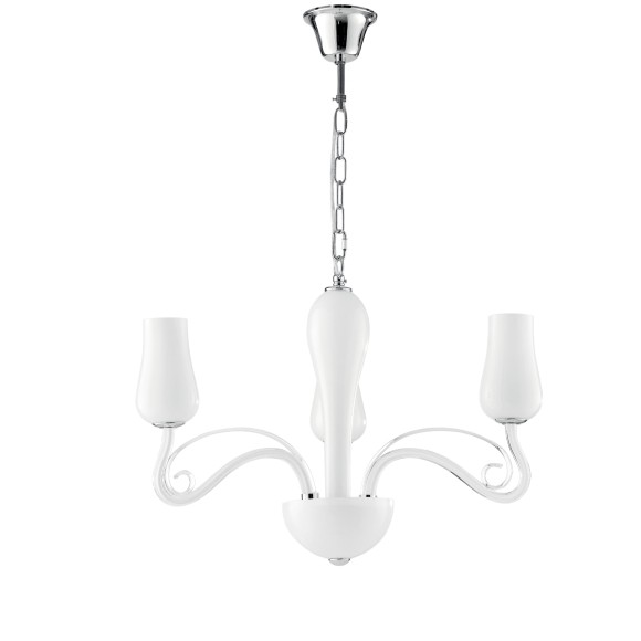 Luce Ambiente Design I-ANGEL/3 mennyezeti függőlámpa ANGEL | 3×60W E14 | fehér