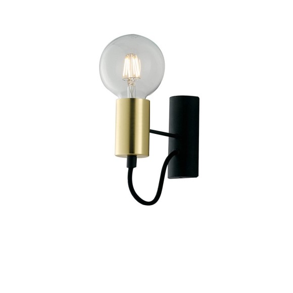Luce Ambiente Design I-AXON-AP fali lámpa AXON | 1×60W E27 | fekete | aranyszínű
