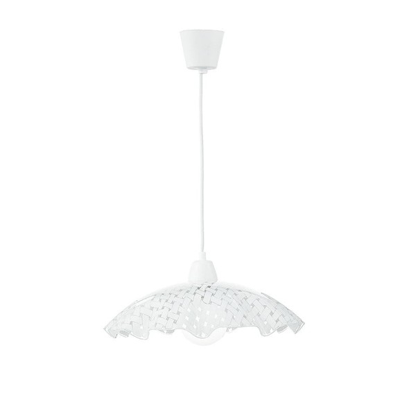 Luce Ambiente Design I-CASHMERE-S42 mennyezeti függőlámpa CASHMERE | 1×60W E27 | fehér