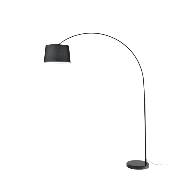 Luce Ambiente Design I-DREAM/PT NERO állólámpa DREAM | 1×60W E27 | kapcsolóval | fekete