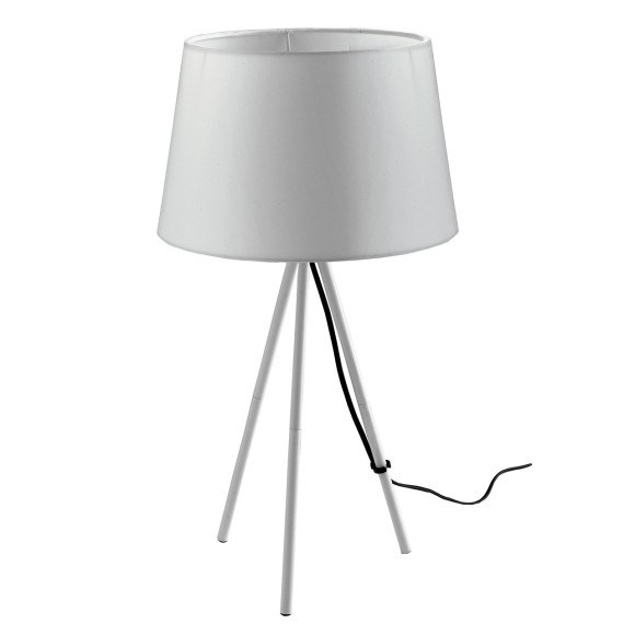 Luce Ambiente Design I-MARILYN-L BCO asztali lámpa MARILYN | 1×60W E27 | kapcsolóval | fehér